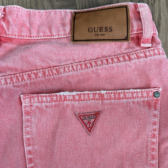 Denim Pink Guess shorts - Picture 5 of 5